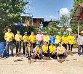 กิจกรรมจิตอาสา  ทำความสะอาดชุมชน  วันที่ 23 ตุลาคม 2562