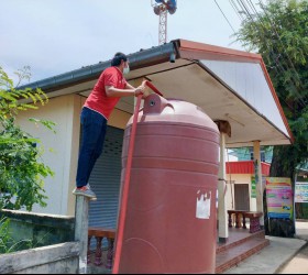 บริการน้ำให้กับประชาชนเพื่อใช้ในการอุปโภคในช่วงฤดูแล้ง