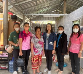 ลงพื้นที่ติดตามการดำเนินงานการปรับสภาพแวดล้อมบ้านผู้สูงอายุ  และผู้พิการ