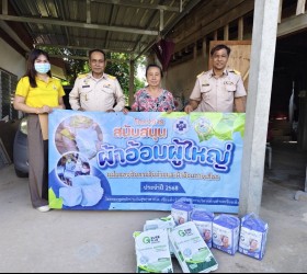 โครงการสนับสนุนผ้าอ้อมผู้ใหญ่แผ่นรองซับการขับถ่ายและผ้าอ้อมทางเลือก  ประจำปี 2568