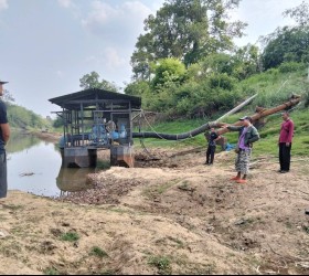 ลงพื้นที่ตรวจเยี่ยมสถานีสูบน้ำด้วยไฟฟ้า บ้านเชียงเพ็ง 1