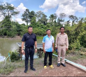 ลงพื้นที่กับสำนักงานชลประทานจังหวัดยโสธร สำรวจแหล่งน้ำหนองหวาย