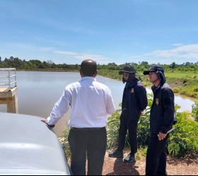 ลงพื้นที่บริเวณหนองหัวควาย ร่วมกับเจ้าหน้าที่สำนักงาน ป.ป.ช. ประจำจังหวัดยโสธร
